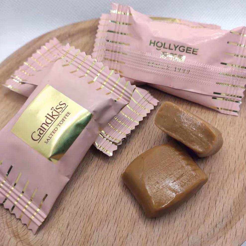 好邻居糖果 好邻居金吻海盐太妃糖结婚用喜糖 网红焦香糖果办公室休闲