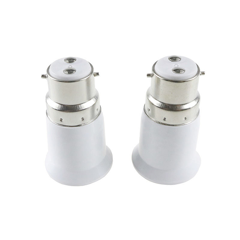 五只装十只装卡口转螺口转换灯头灯座b22转e27价格好2个包装