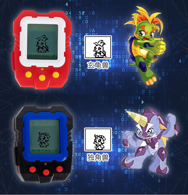 游戏机晶码战士掌机炎龙兽亚虎兽经典怀旧黑白童年小游戏机 晶码游戏