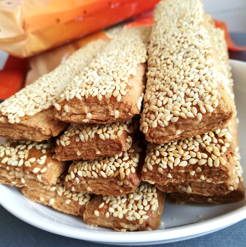 南通脆饼 南通特产 素油脆饼乔宽脆饼老酵脆饼手工脆饼传统美食5袋