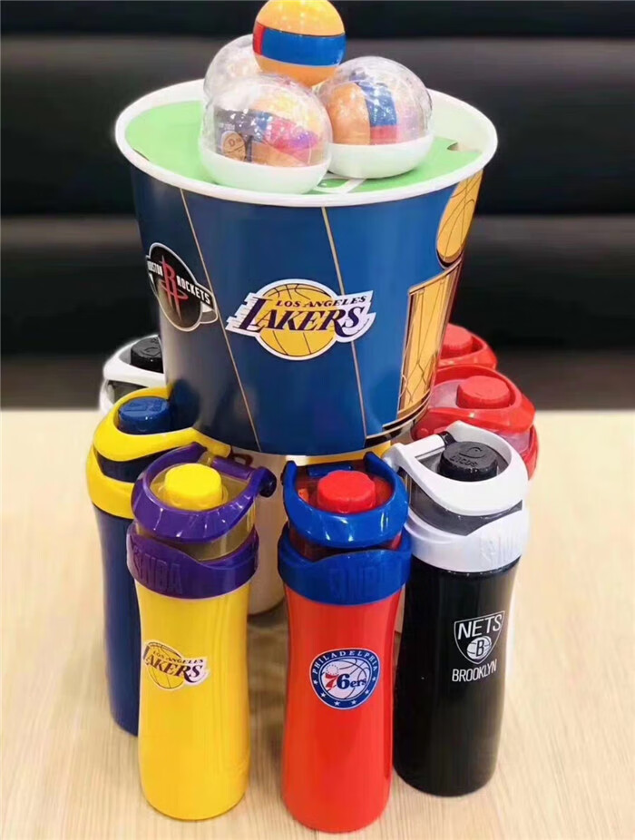 京选好货德克士nba水杯德克士20得意杯nba合作款西部东部勇士队湖人