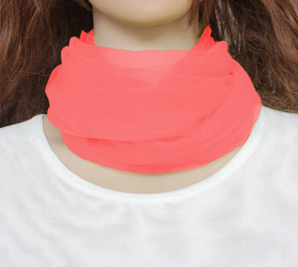 时尚防晒脖套韩版糖果色网纱蕾丝套头保暖秋冬季女防晒护颈椎脖套丝巾