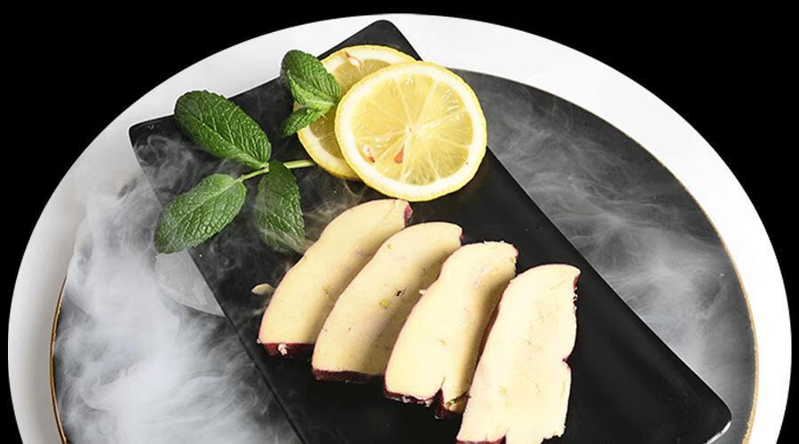 酒店会所直供/新鲜即食刺身鹅肝红酒法式肥鹅肝法国进口鹅苗 板栗鹅肝