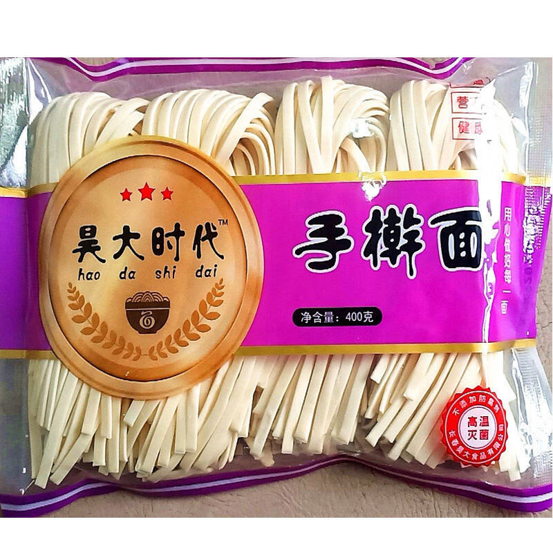 鲜面条400g袋半干面方便面湿面条手擀面龙须面拉面切面早餐煮面手擀面
