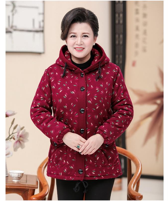 老太太加肥加大棉袄老奶奶装冬装外衣肥胖大妈衣服中老年超大号码冬天
