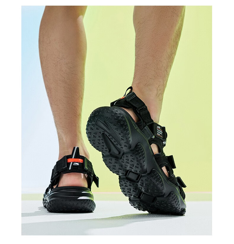 洲白凉鞋安踏运动凉鞋男鞋2022夏季新款c37科技软沙滩凉鞋潮运动休闲