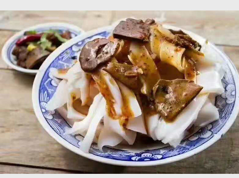 肝子碗托陕北碗托麻辣肝子碗团陕北特产小吃绥德荞麦榆林镇川5碗麻辣