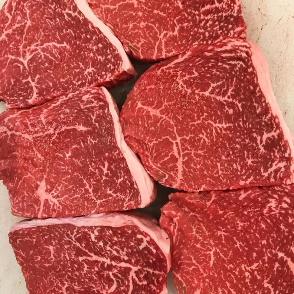 秒发3斤srf金标极和牛雪花m9纯血小米龙牛排1500克健身清真1500g牛排