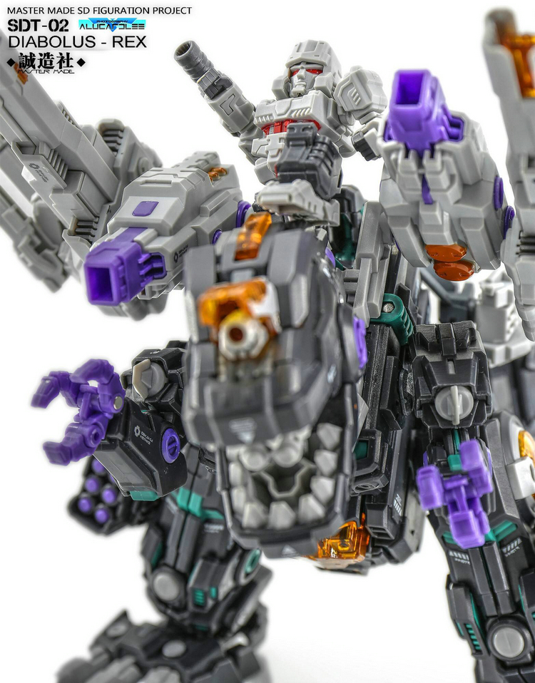 变形玩具金刚铁甲龙诚造社基地金刚铁甲龙q版mastermadesdt02diabol
