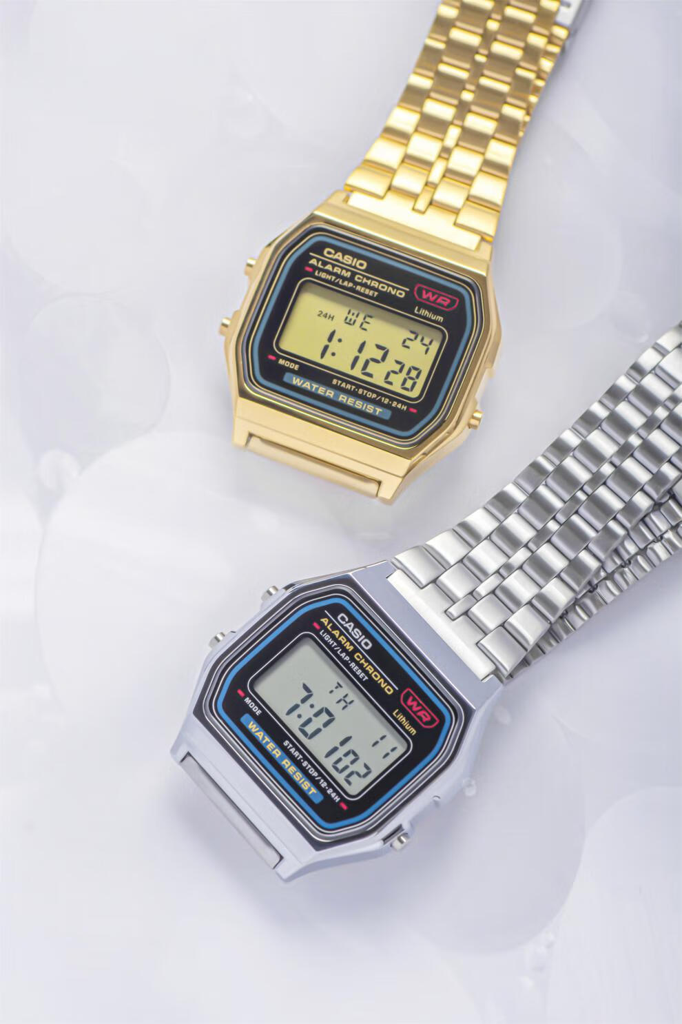 卡西欧(casio)casio卡西欧手表男女小方块情侣电子表a158w/a168a159w