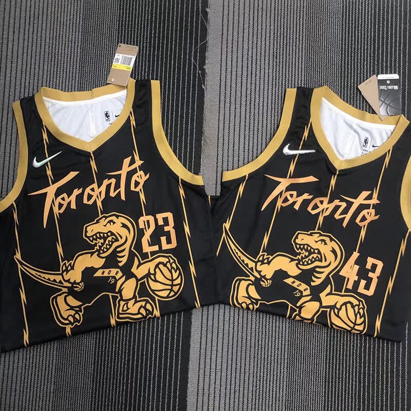 君闵 君闵 腾讯·体育nba22赛季猛龙队城市版23号范弗利特球衣刺绣