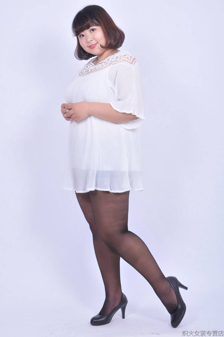 胖妹春夏季特大号胖子女士胖mm加肥加大码丝袜美腿塑形踩脚连裤袜新年