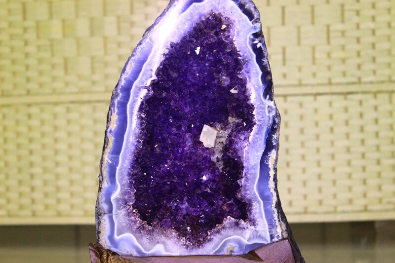 乌拉圭紫晶洞 紫水晶洞摆件 聚宝盆 玛瑙洞 消磁 紫罗兰 h20款 9.