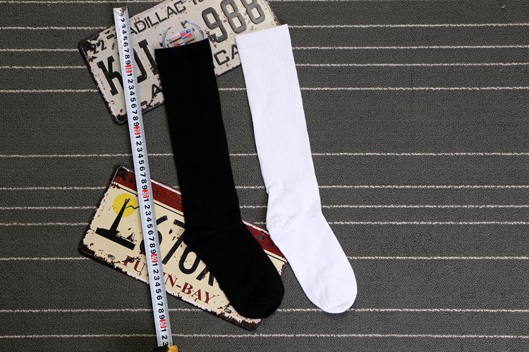 长袜男夏季夏天袜子男中筒ins风袜子4双加长筒黑白控袜子正装西服配