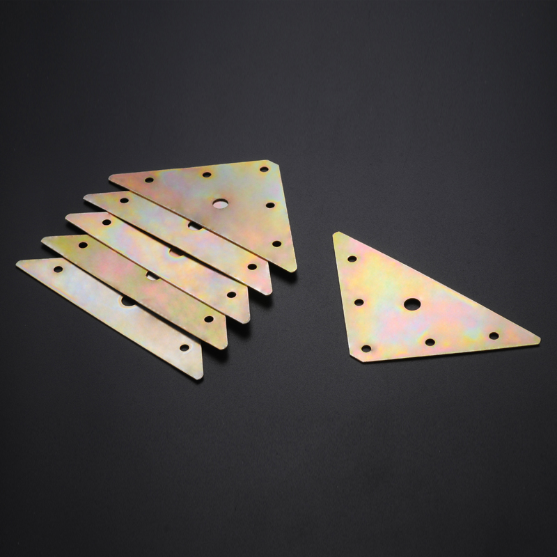 三角铁片三角平面角码链接件三角型固定连接片床架连接一个装