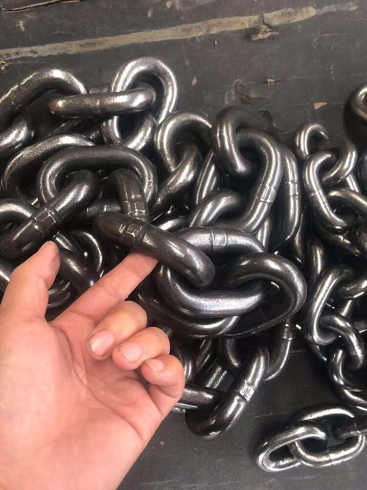 链条锰钢起重吊索具铁链手拉葫芦链条桥用链条拖车链条6mm承重1吨