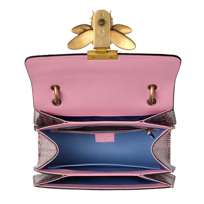 gucci古驰女包queen小蜜蜂手提单肩托特包476541 dvust 4198红色 代购