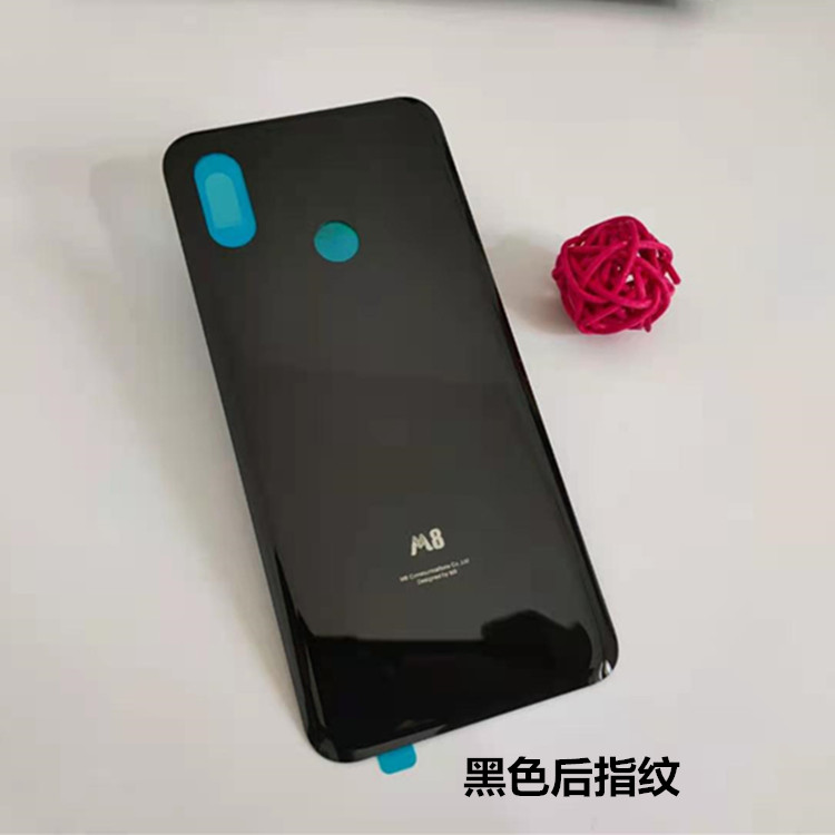 hkxa适用小米8后盖玻璃透明探索版8se电池盖米八手机后壳后屏原机米8