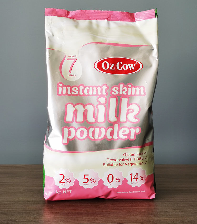 俄罗斯原装进口蓝牛奶粉原装金可澳ozcow奶粉脱脂速溶澳洲全脂儿童