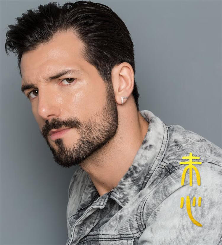 未心2021设计师新款耳钉男潮个性简约v字欧美小众三角形耳环单只送人