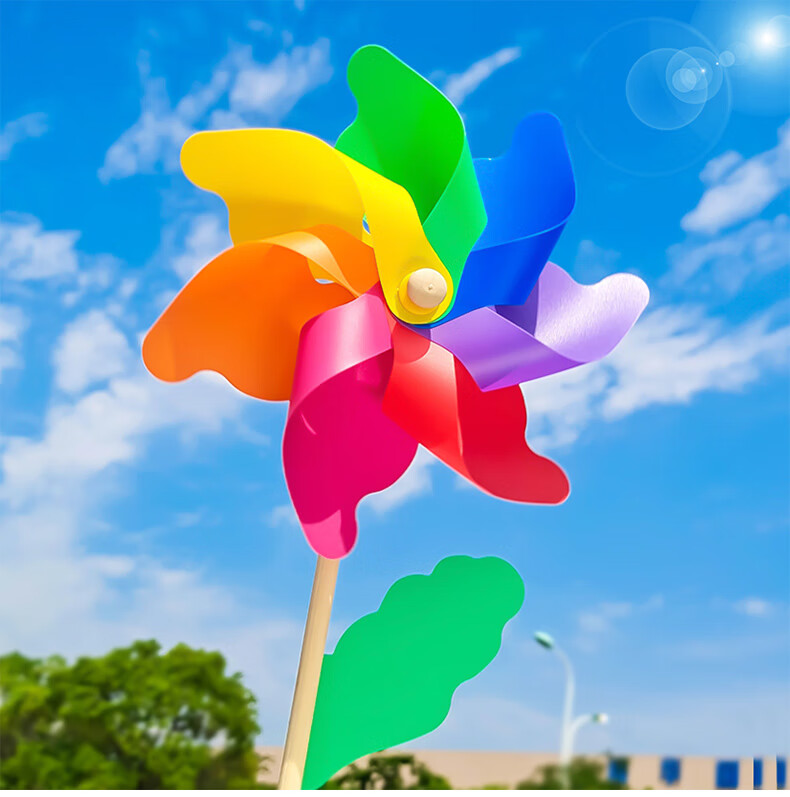 七彩风车1个-12cm(无需安装)【图片 价格 品牌 报价】-京东