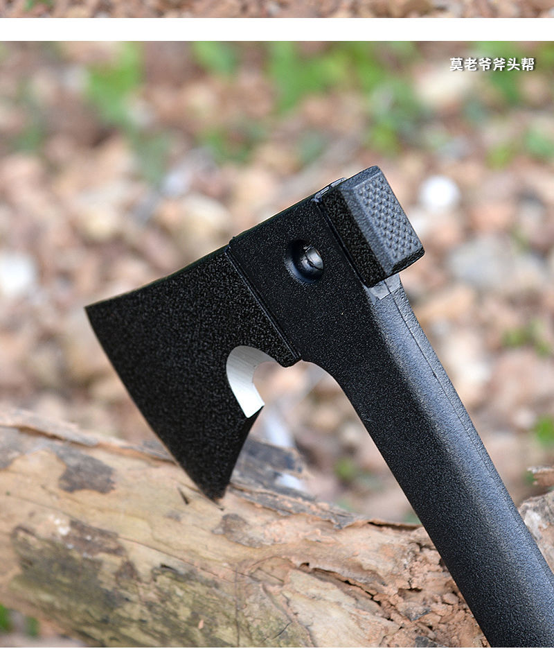 花果山多功能战术斧头户外精钢防身砍树斧子开山斧消防斧随身便携斧