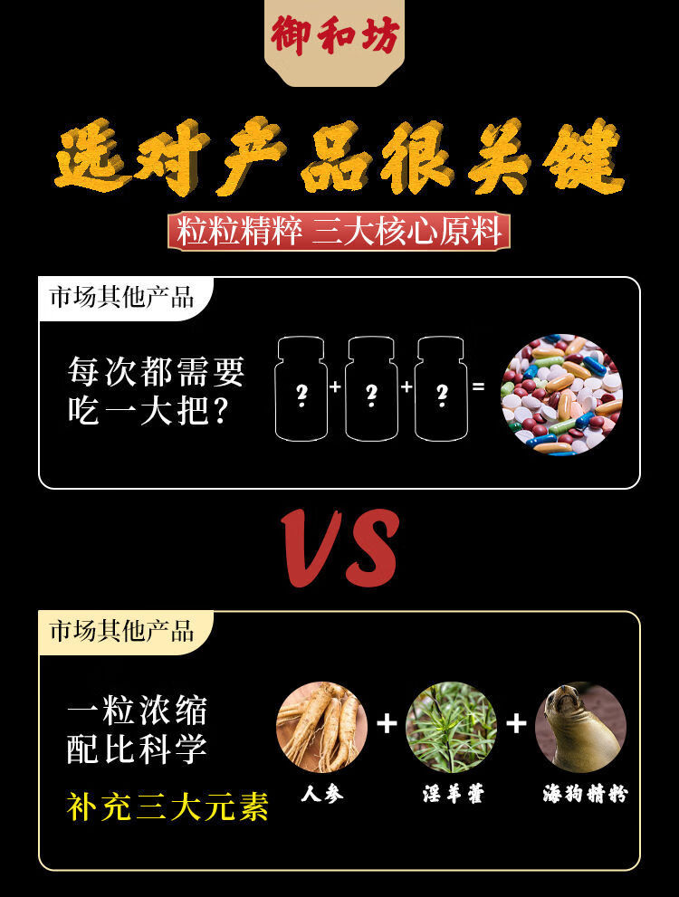 海狗丸200粒温肾助阳腰酸乏力尿频男性补品 2盒装海狗丸【图片 价格