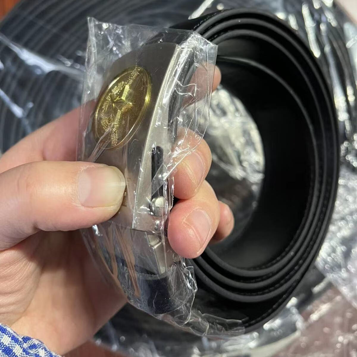 懒人腰带怀旧老式滚轴滚珠腰带劳保腰带合金平滑扣纪念皮带男 87滚轴