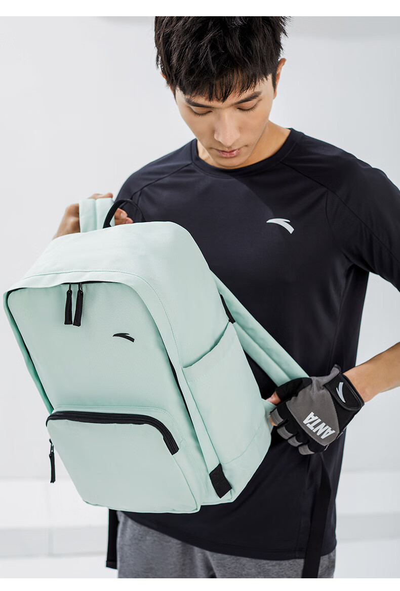 安踏双肩背包2022新款大容量旅行包女电脑包男学生潮流运动背包