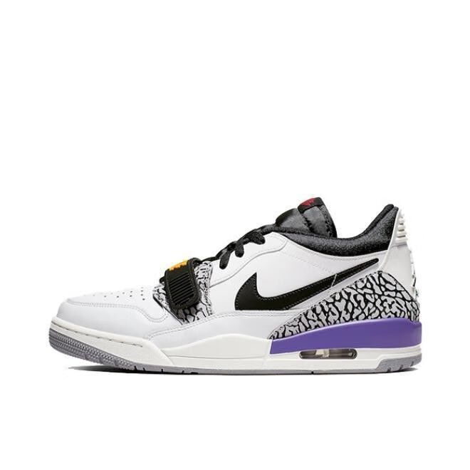 中国专卖官方aj312 low乔312复古篮球鞋低帮男女白黑白绿小绿湖人