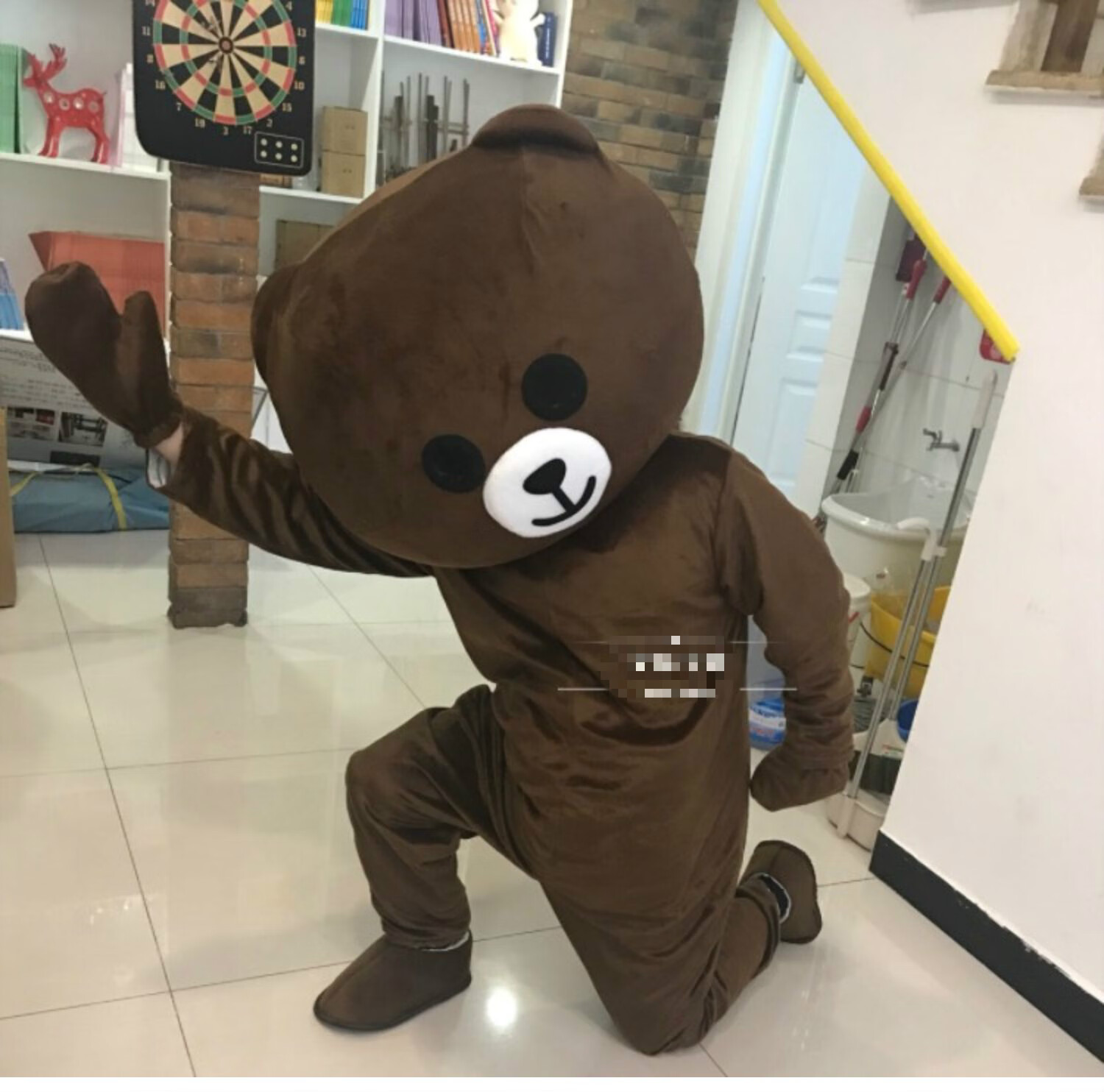 玩偶服装红熊卡通人偶服装传单小熊套装人穿玩偶服行走人偶服装定制