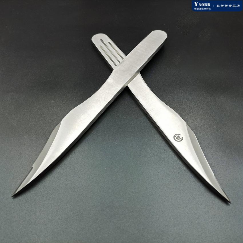 jd京选飞刀暗器未直飞旋飞暗器刀飞针刀龙武堂金刚狼加重投掷刀武术镖