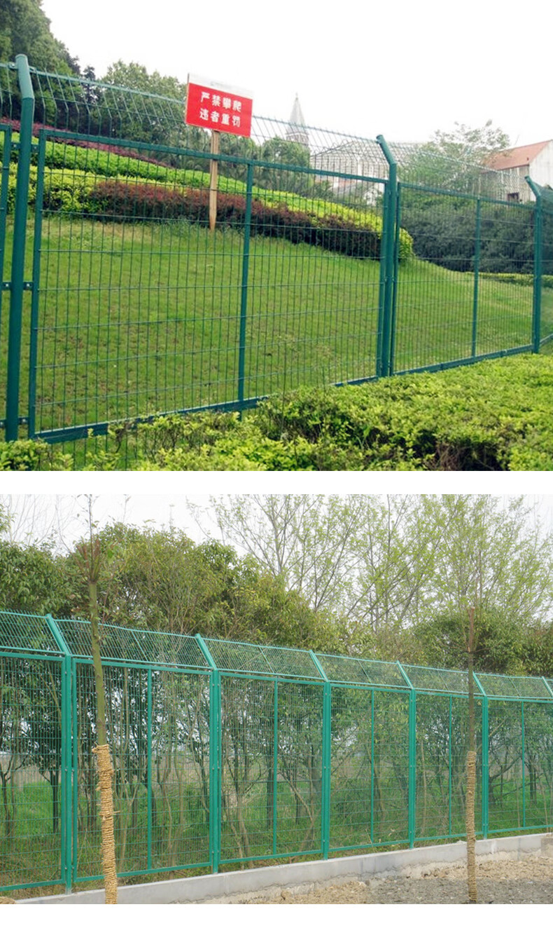 公路护栏网双边丝防护网铁丝网围栏栅栏户外钢丝网养殖网其他样式定制