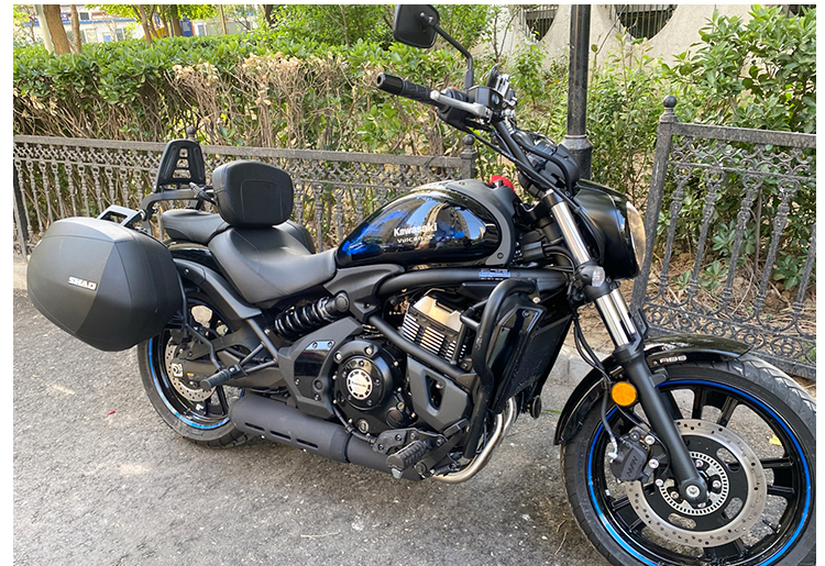 适用于21-22年款川崎小火神650摩托车边箱尾箱vulcans 650侧挂箱快拆