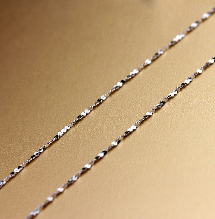 福铂睿(fbri)950铂金项链女款 满天星铂金吊坠锁骨链 百搭白金项链女