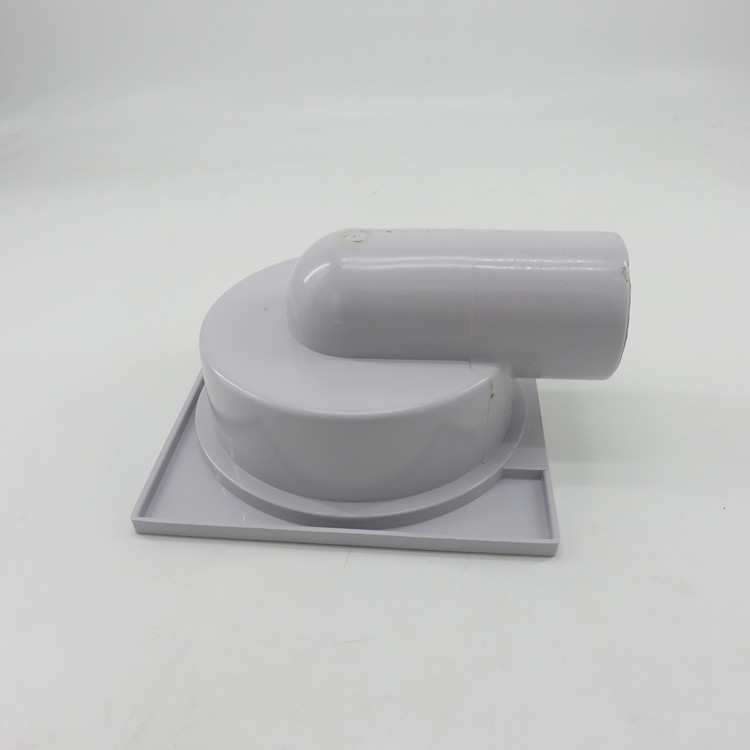 侧排移位防臭排墙地漏5075pvc管卫生间淋浴洗衣机改造同层侧排水侧