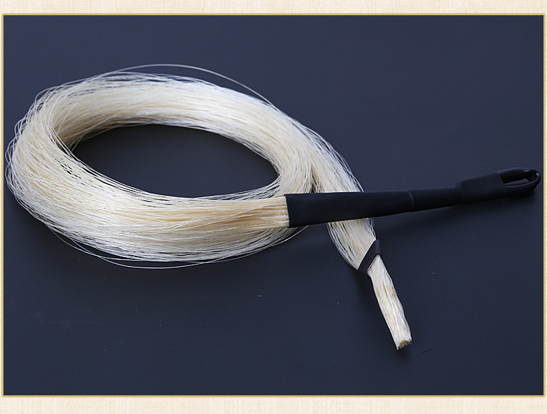 二胡弓专用备用马尾二胡弓毛84cm二胡琴弓天然内蒙真白马尾毛配件