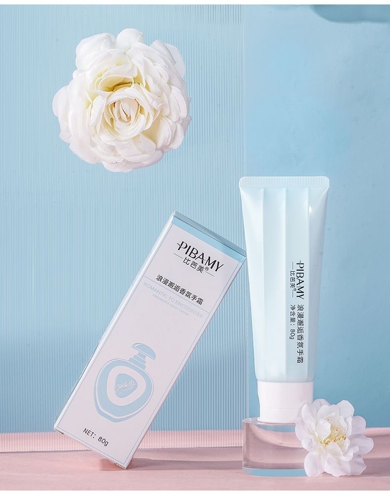 比芭美优雅柔润香氛手霜浪漫邂逅香氛手霜滋养防裂保湿改善干燥清爽不