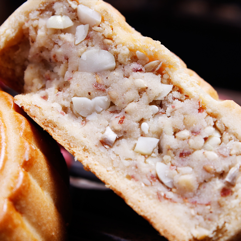 卢师傅月饼 花生酥月饼散装 河南特产中秋糕点传统清真糕点75g 花生酥