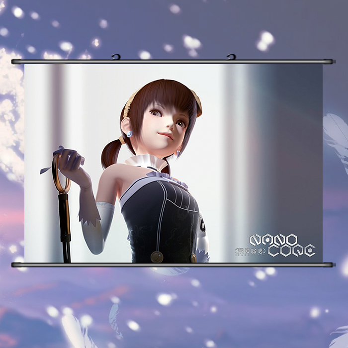 纳米核心周边动漫海报定制纳米核心海拉同人周边糖心罗阻罗夏米娅游戏