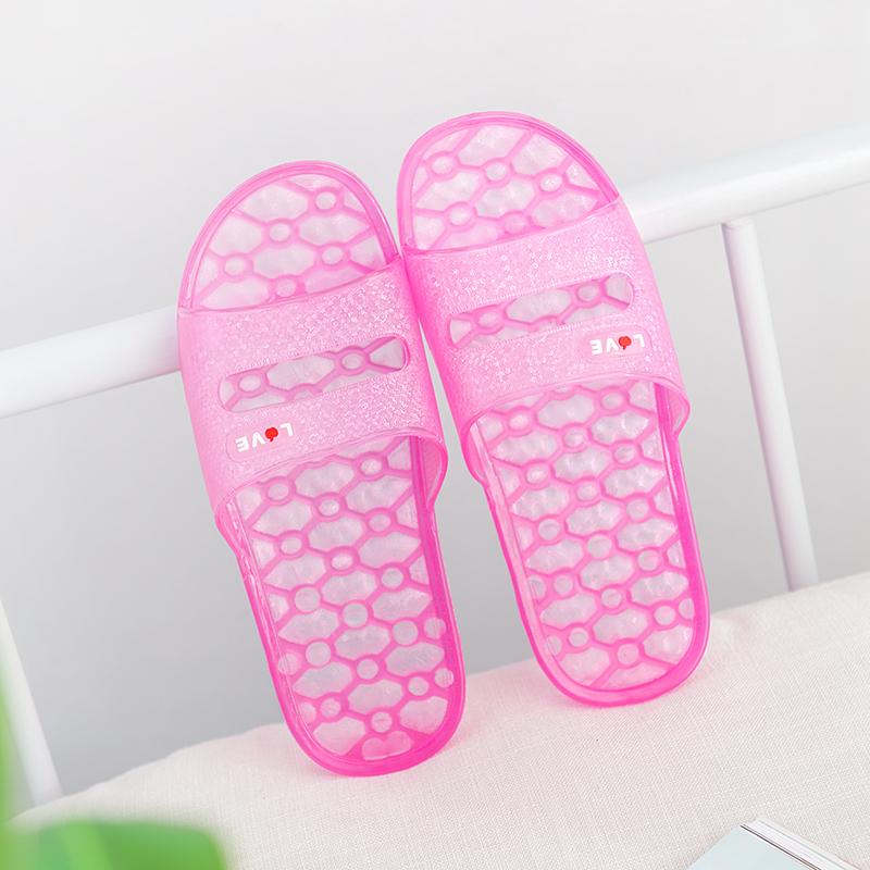 水晶拖鞋凉拖鞋女外穿平底学生室外沙滩一字拖夏季新款水晶果冻拖鞋潮