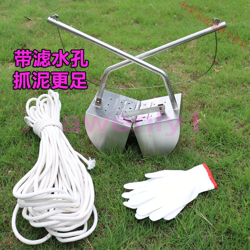 彼得逊采泥器抓泥斗抓斗式采样器土壤池塘污泥淤泥底泥采集器5l铝箱