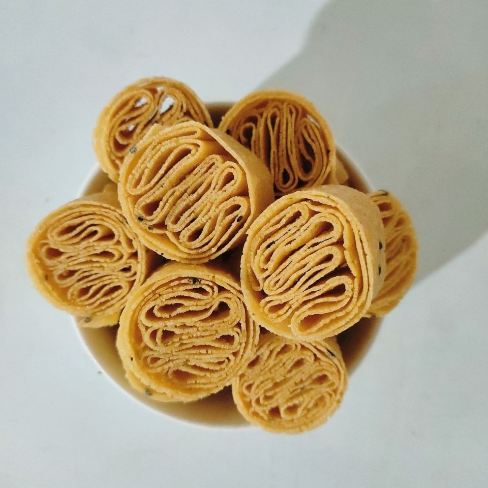 一斤装老北京通州特产咯吱饸炸咯吱饸花开咯吱脆小吃半成品 一袋装