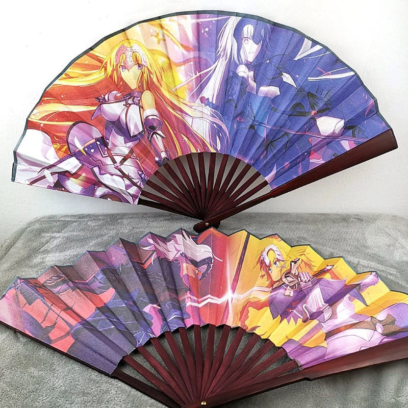 二次元折扇狂三拉姆雷姆穹妹亚丝娜薇尔莉特面码动漫周边10寸扇子东京