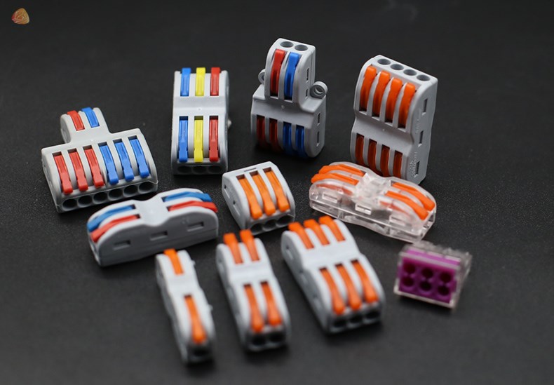 接头接线端子对接连接器对插快快速插拔式并线器接线夹子电线卡扣