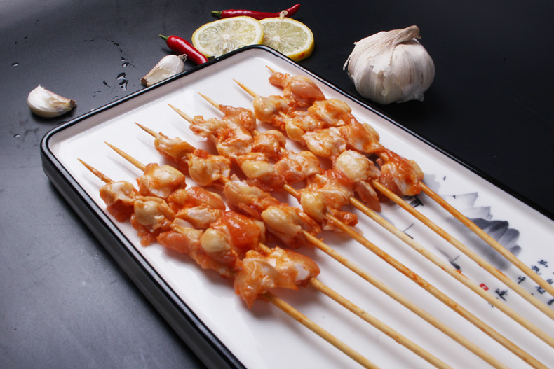 春光岛掌中宝食材半成品鸡脆骨串20串腌制奥尔良户外烧烤半成品鸡软骨