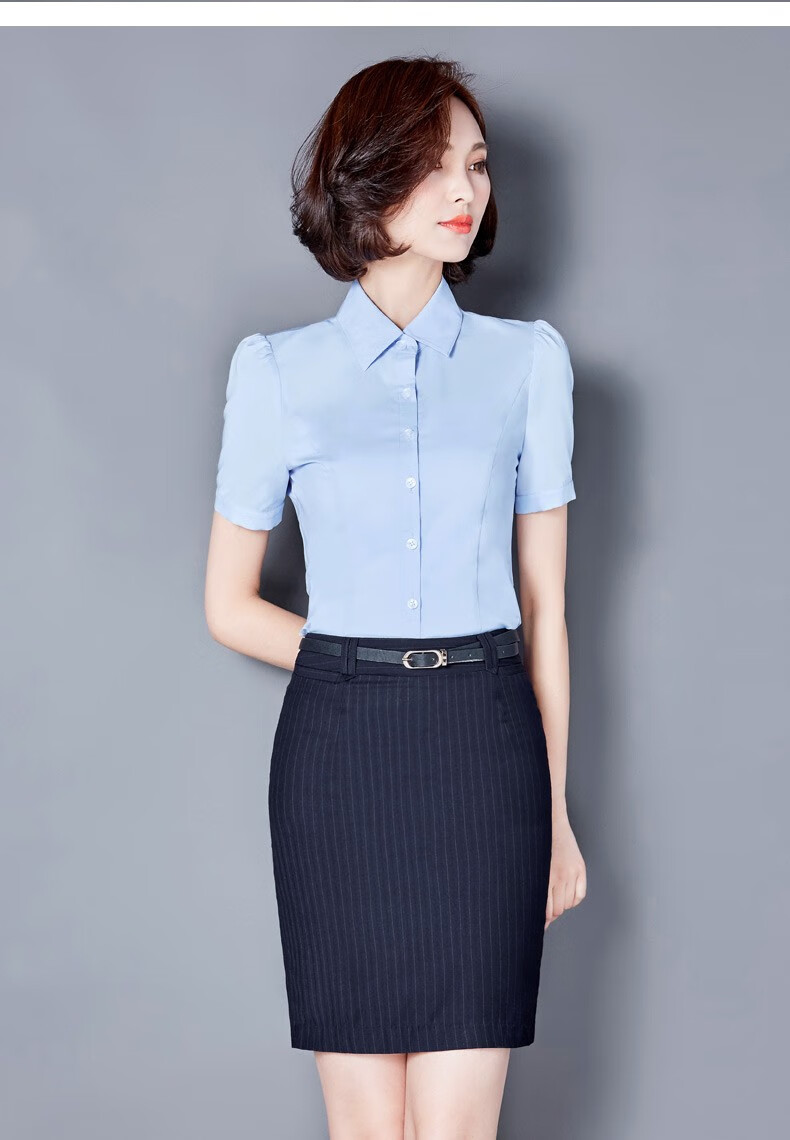 夏天职业套装女短袖气质时尚大学生面试正装房产中介销售工作服ol品质