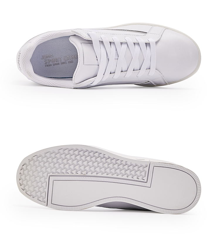 joma荷马男女休闲鞋秋冬款小白鞋耐磨舒适百搭训练跑鞋男滑板鞋 黑/金