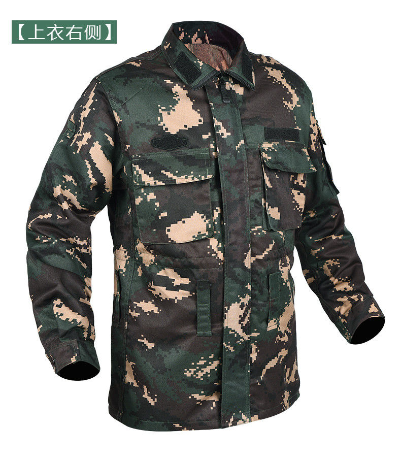 迷彩服套装新款秋季猎人服套装学生劳保教官服户外拓展训练男女迷彩