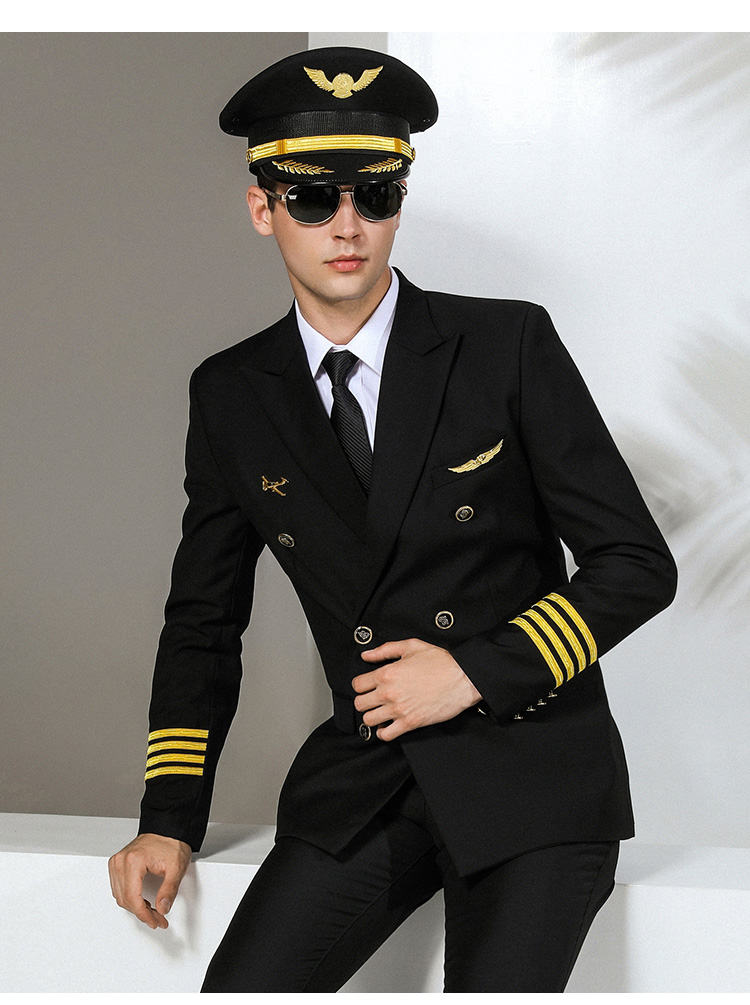 航空服装机长制服国航机长制服航空制服空少套装飞行员制服年会礼服男